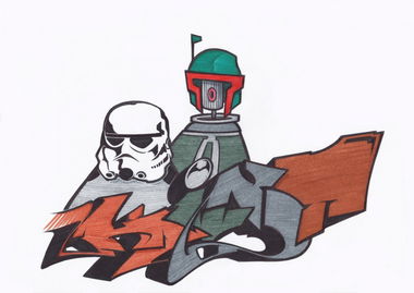 Graffiti Sketch - Photo by kintafa - kint, afa, crew (2015)