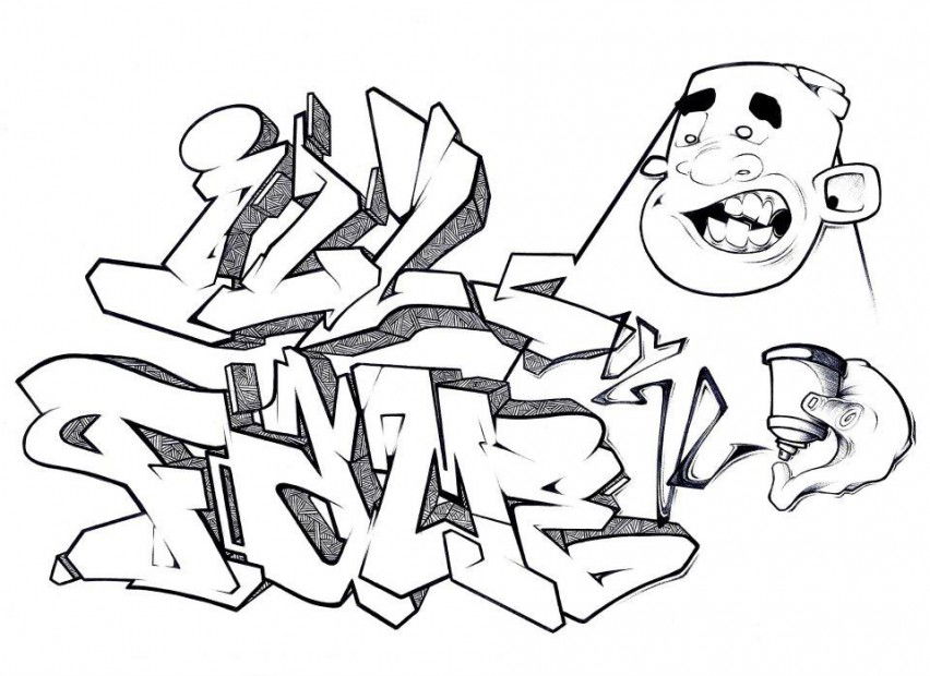 Graffiti Sketch in Milano - Photo by kintafa - kint, black, and (2013)