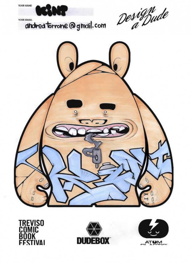 Graffiti Sketch in Milano - Photo by kintafa - kint, dude, toy (2012)