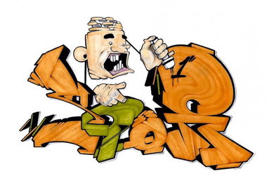 Graffiti Sketch in Milano - Photo by kintafa - kint, soor1, exchange (2012)