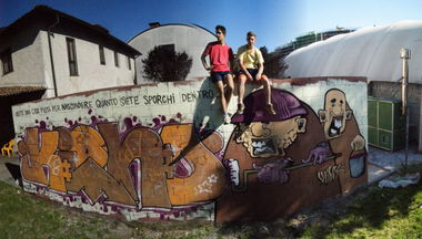 Graffiti Wall in Milano - Photo by kintafa - kint, kiono, afa (2013)