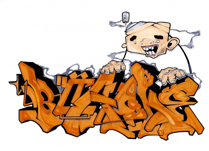 Graffiti Sketch in Milano - Photo by kintafa - kint, boa, afa (2012)