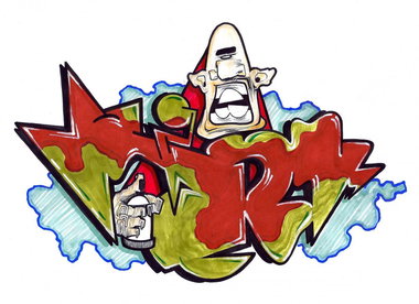 Graffiti Sketch - Photo by kintafa - kint, afa, 2013 (2013)