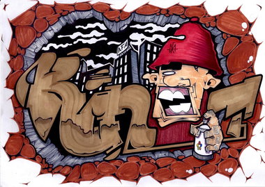Graffiti Sketch - Photo by kintafa - kint, 2013, afa (2013)