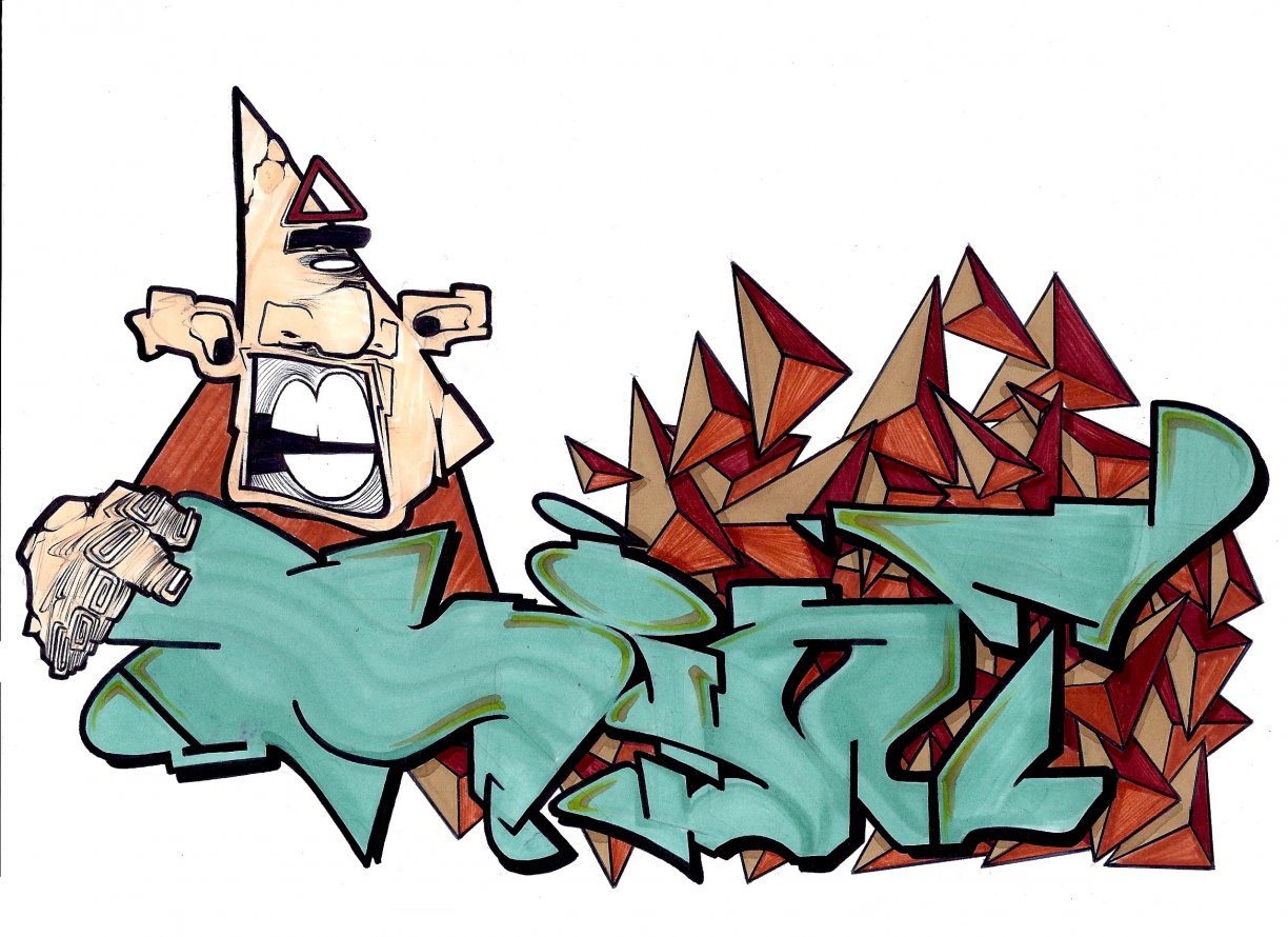 Graffiti Sketch - Photo by kintafa - kint, afa, 2013 (2013)