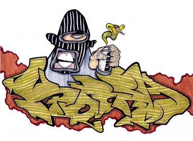 Graffiti Sketch - Photo by kintafa (2013)