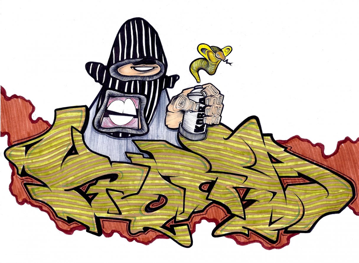 Graffiti Sketch - Photo by kintafa (2013)