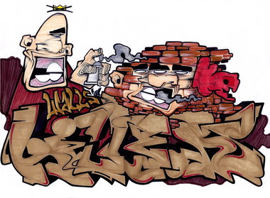 Graffiti Sketch - Photo by kintafa - 2013, afa, kint (2013)