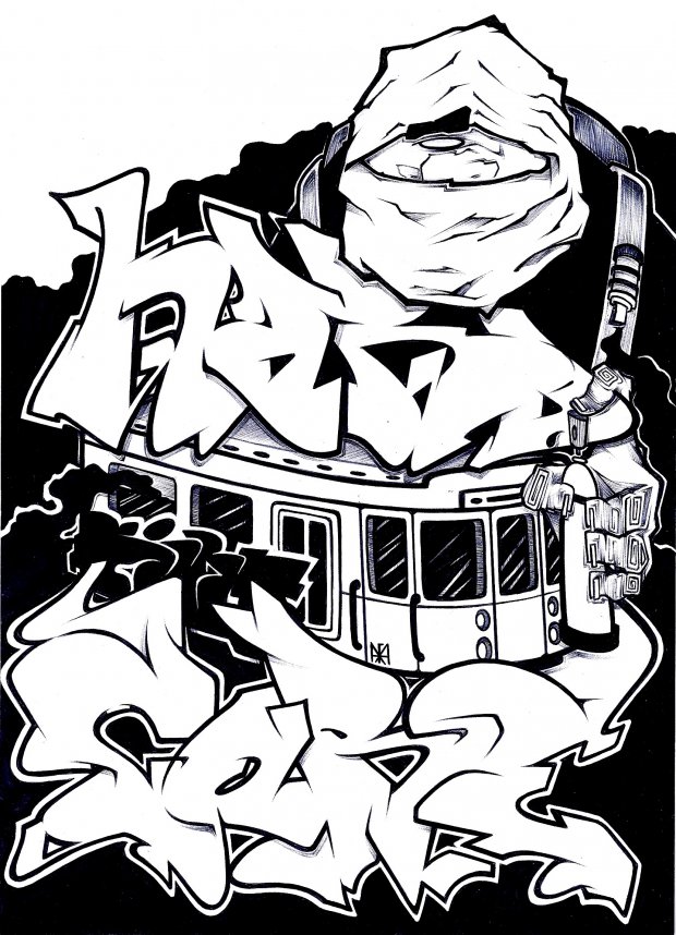 Graffiti Sketch - Photo by kintafa - kint, 2013, afa (2013)