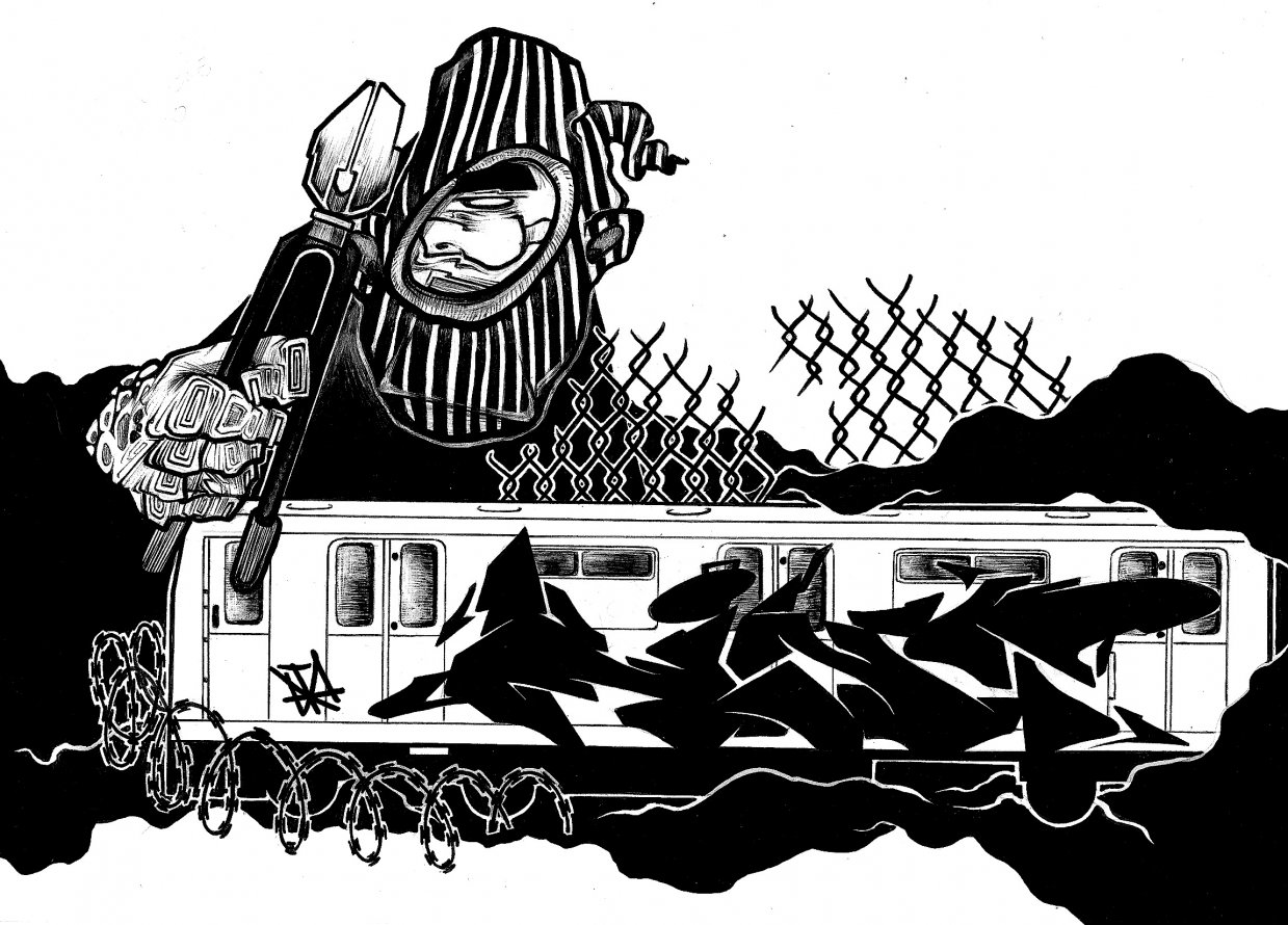 Graffiti Sketch - Photo by kintafa - kint, afa, crew (2013)