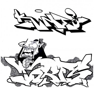 Graffiti Sketch - Photo by kintafa - kint, exchange, torfs1 (2013)