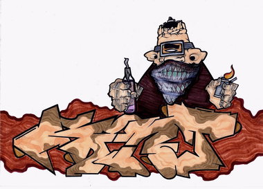 Graffiti Sketch - Photo by kintafa - kint, afa, riot (2013)