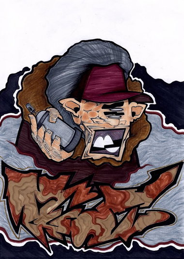 Graffiti Sketch - Photo by kintafa - kint, sketches, 2013 (2013)