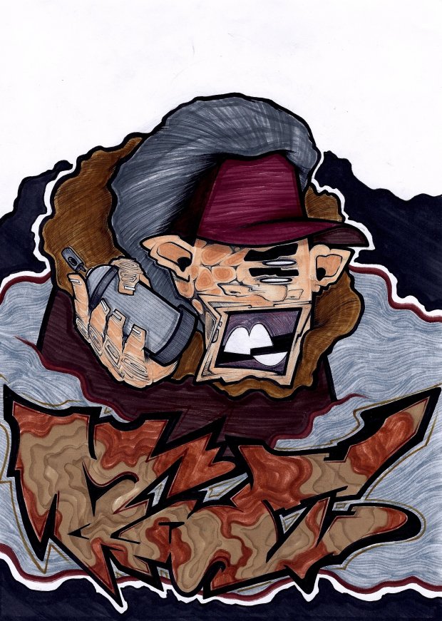 Graffiti Sketch - Photo by kintafa - kint, sketches, 2013 (2013)