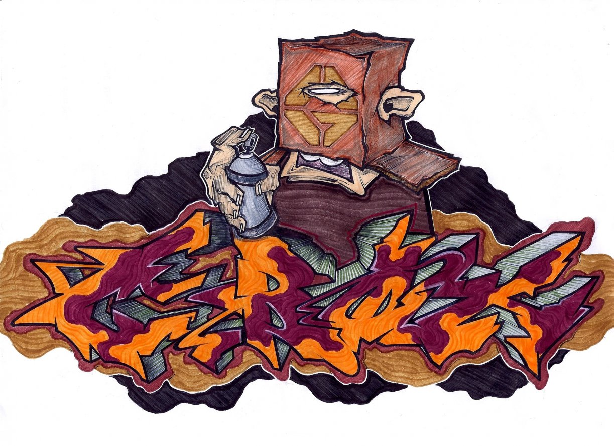 Graffiti Sketch - Photo by kintafa - kint, gbox, 2013 (2013)