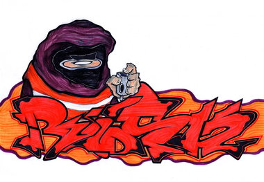 Graffiti Sketch - Photo by kintafa - kint, risk, 2013 (2013)