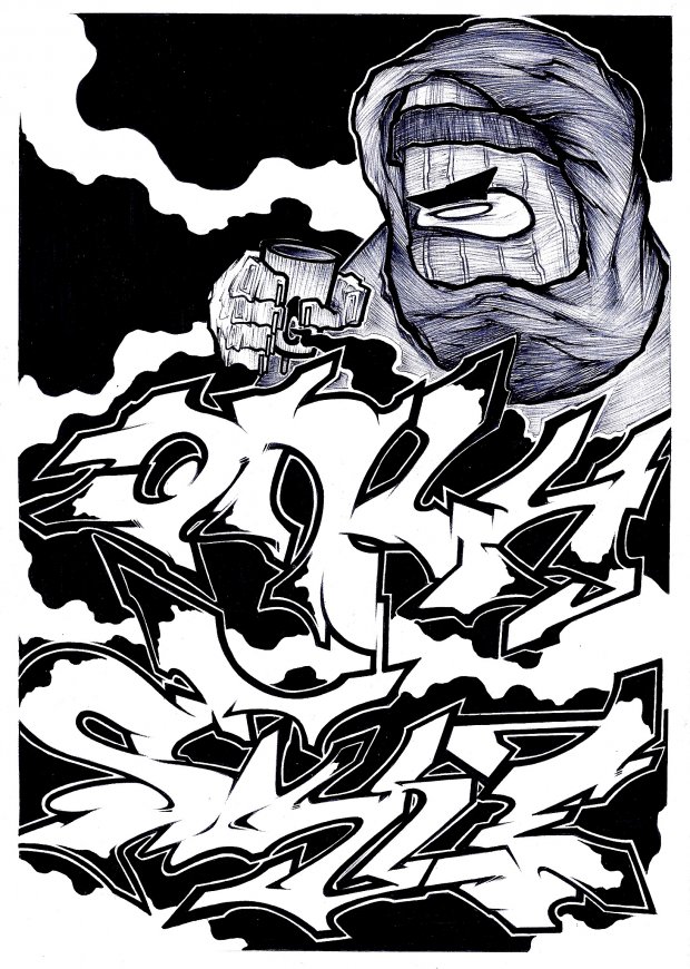 Graffiti Sketch - Photo by kintafa - kint, only, style (2013)