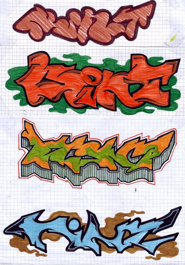 Graffiti Sketch - Photo by kintafa - kint, 4, afa (2013)