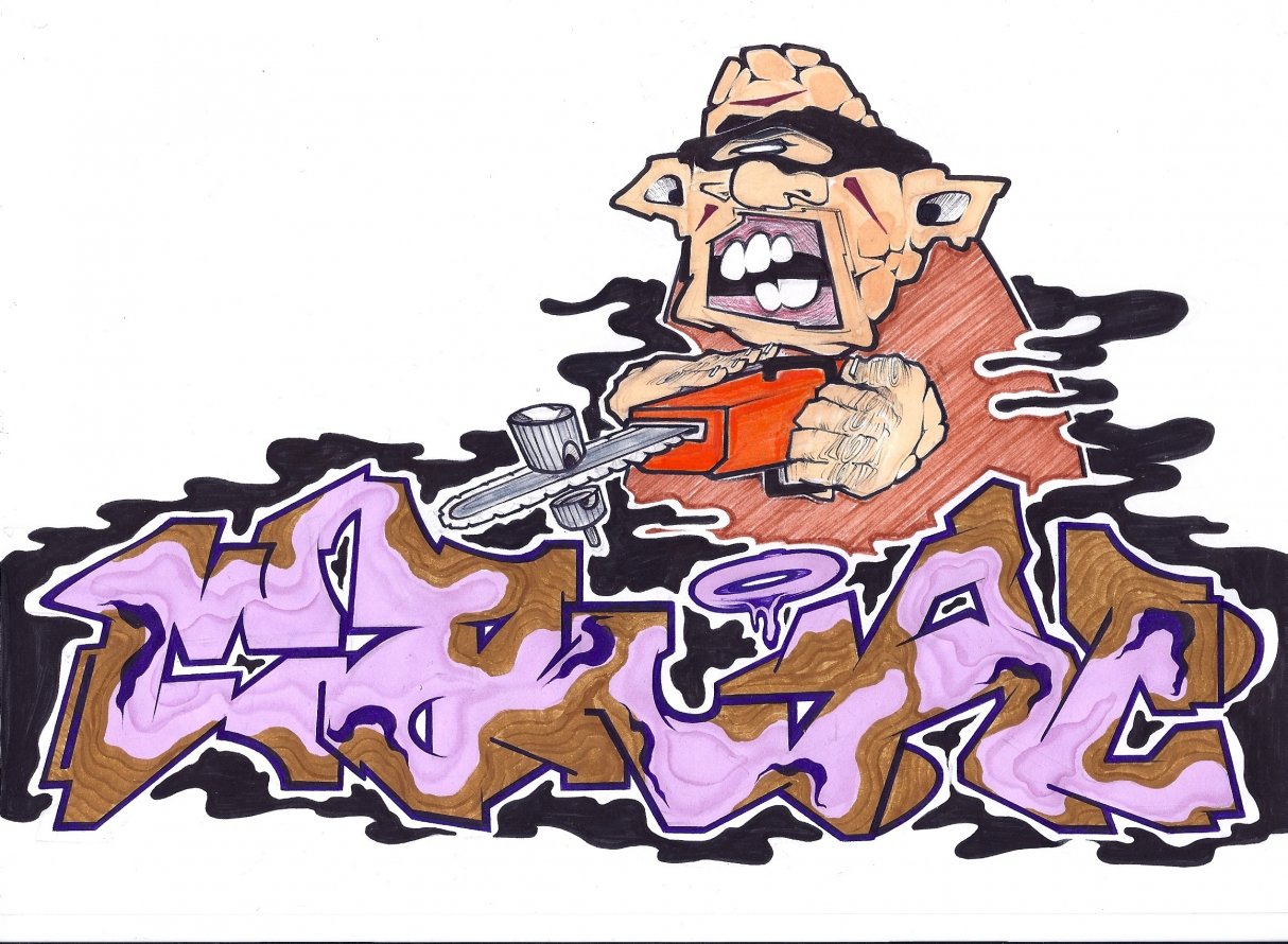 Graffiti Sketch - Photo by kintafa - kint, sketch, maniac (2013)