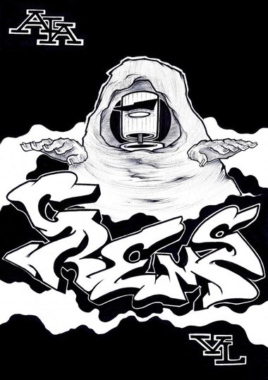 Graffiti Sketch - Photo by kintafa - kint, crems, afa (2014)