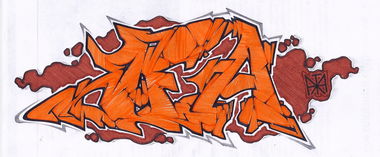 Graffiti Sketch - Photo by kintafa - kint, afa, crew (2014)