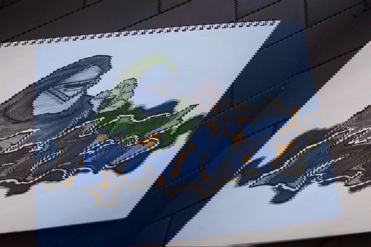 Graffiti Sketch - Photo by kintafa - kint, sketch, book (2014)