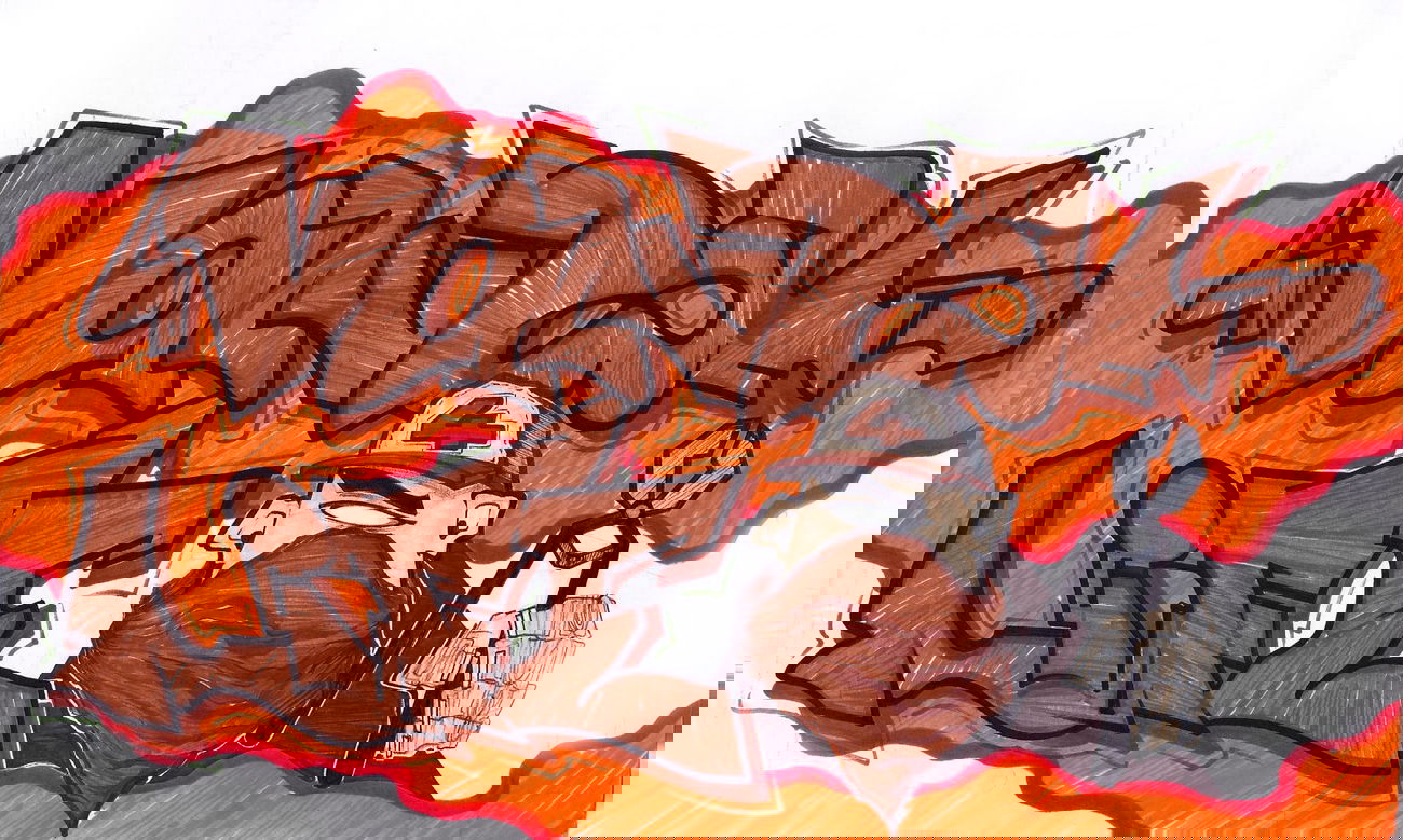 Graffiti Sketch - Photo by kintafa - kint, vandal, life (2014)