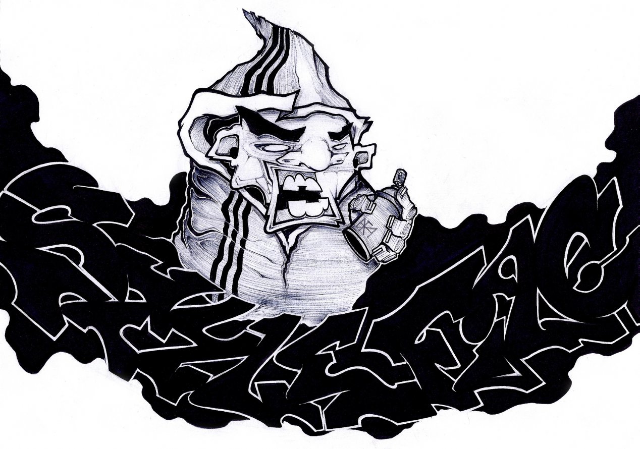 Graffiti Sketch - Photo by kintafa - kint, sketch, afa (2014)