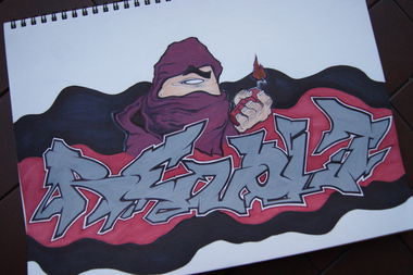 Graffiti Sketch - Photo by kintafa - kint, revolt, sketch (2014)