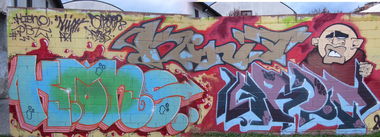 Graffiti Wall in Milano - Photo by kintafa - kiono, kint, groe (2014)