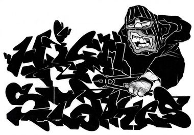 Graffiti Sketch - Photo by kintafa - kint, high, stakes (2014)