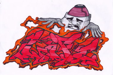 Graffiti Sketch - Photo by kintafa - kint, life, afa (2014)