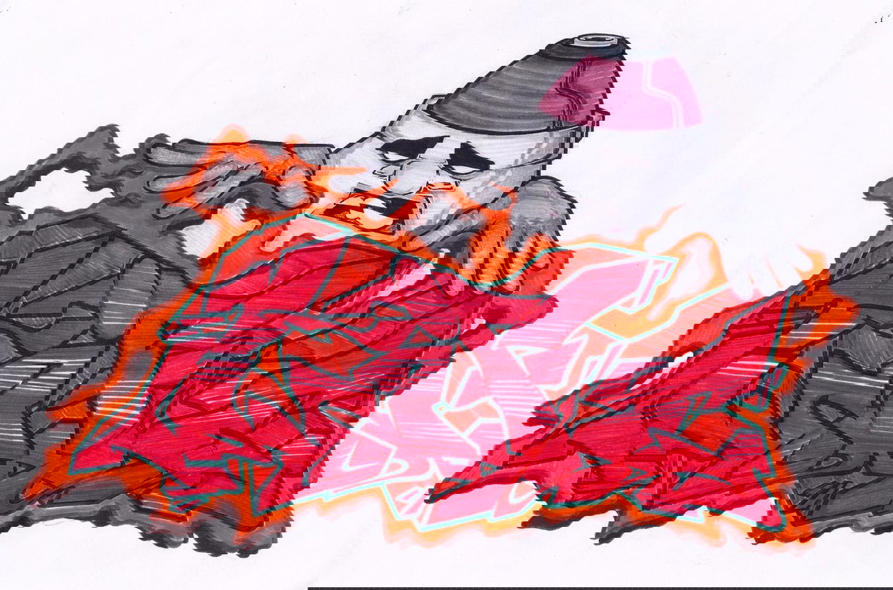 Graffiti Sketch - Photo by kintafa - kint, life, afa (2014)