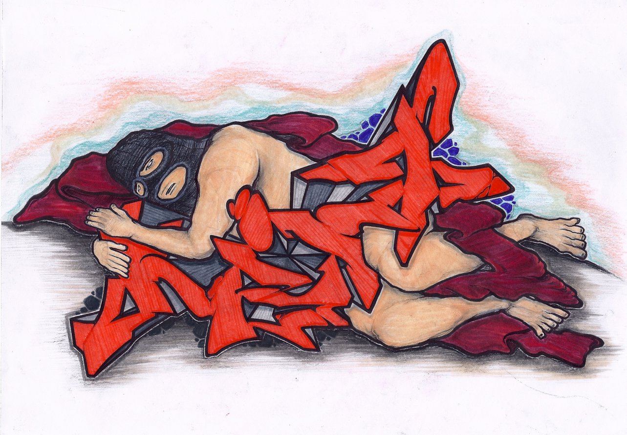Graffiti Sketch - Photo by kintafa - kint, body, afa (2014)