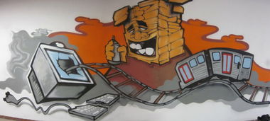 Graffiti Wall in Milano - Photo by kintafa - kint, afa, afa (2014)