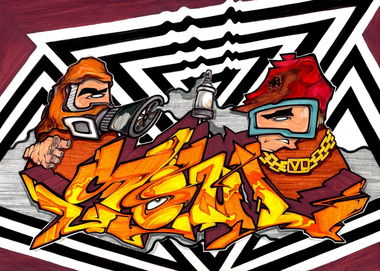 Graffiti Sketch - Photo by kintafa - soul, sketch, battle (2014)