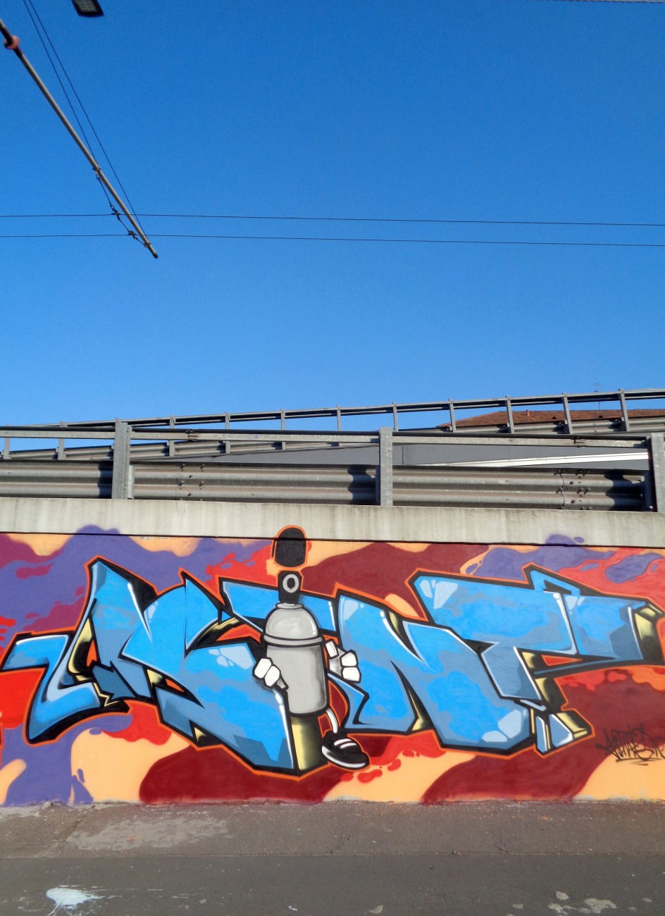 Graffiti Wall in Milano - Photo by kintafa - kint, afa, milano (2015)