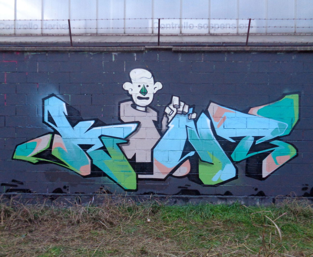 Graffiti Wall - Photo by kintafa - milano, milan, italy (2015)