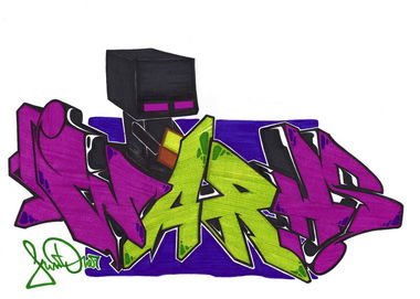 Graffiti Sketch - Photo by kintafa - kint, warhs, afacrew (2015)