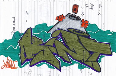 Graffiti Sketch - Photo by kintafa - kint, afa, crew (2014)