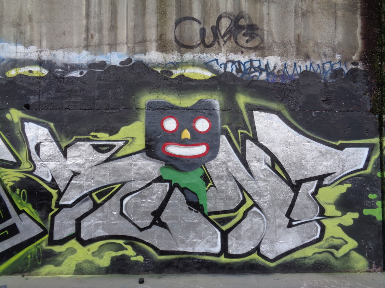 Graffiti Wall in Via pontano milano - Photo by kintafa - milano, milan, character (2016)