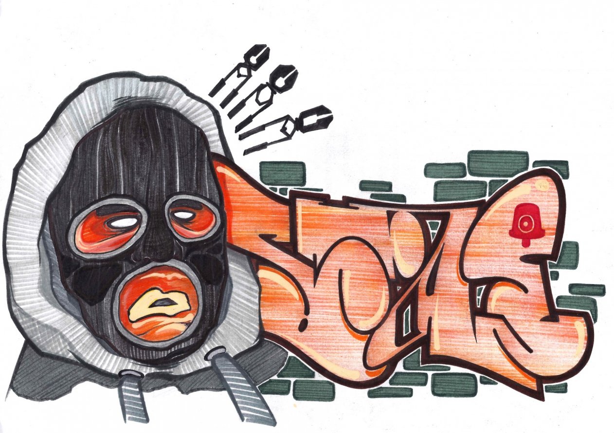 Graffiti Sketch - Photo by kintafa (2015)