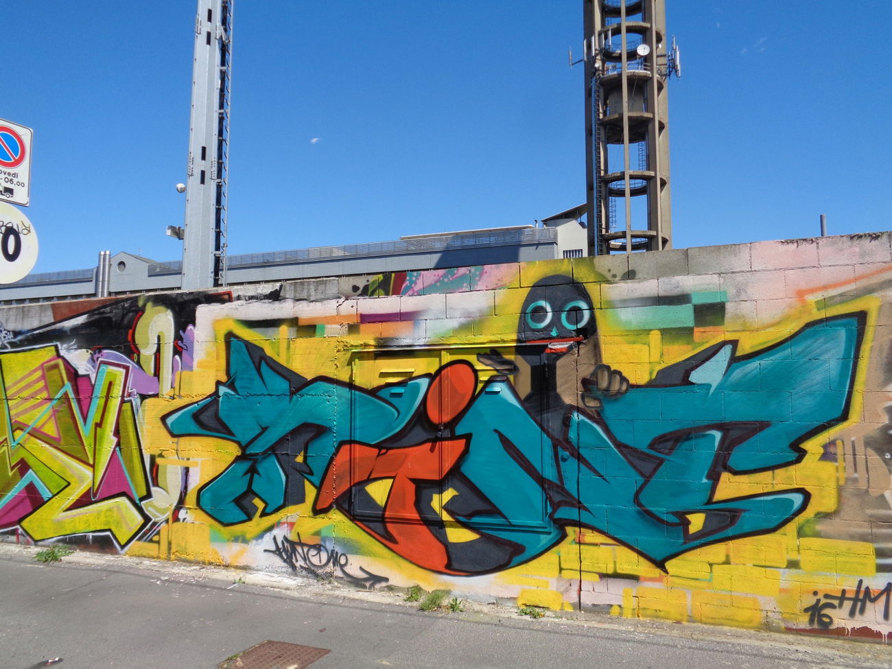 Graffiti Wall in Milano - Photo by kintafa - kint, gorek, wall (2016)