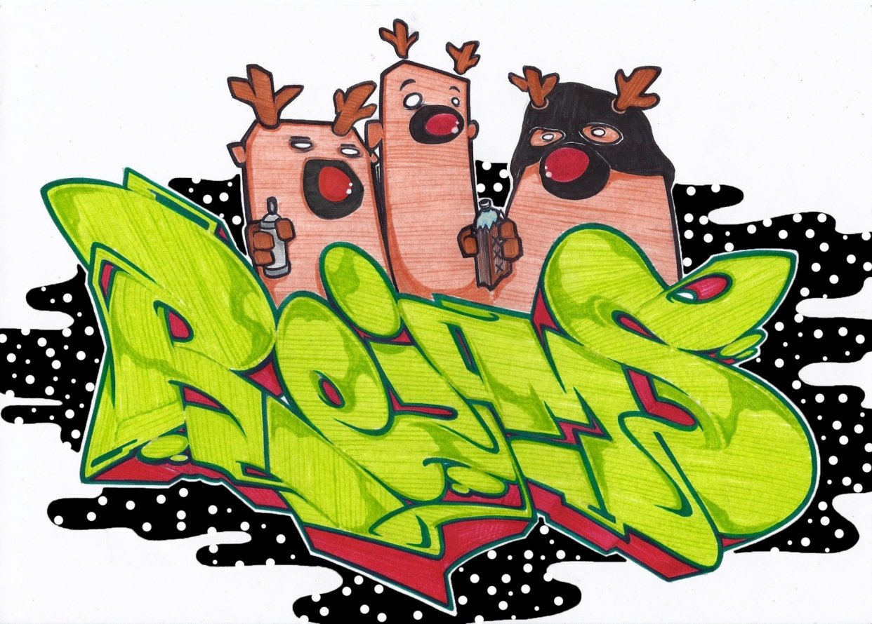 Graffiti Sketch - Photo by kintafa (2014)