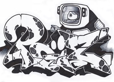 Graffiti Sketch - Photo by kintafa (2015)
