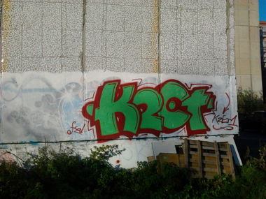 Graffiti Bombing in Kolpino - Photo by kitoviy - russia, spb, kolpino (2013)