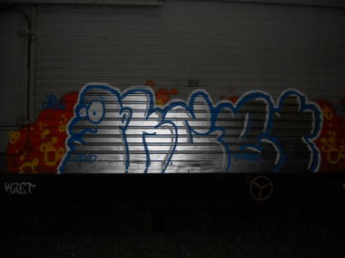 Graffiti Train in Tosno - Photo by kitoviy - k2et (2010)