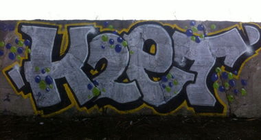 Graffiti Bombing in Колпино - Photo by kitoviy - k2et, kolpino (2016)