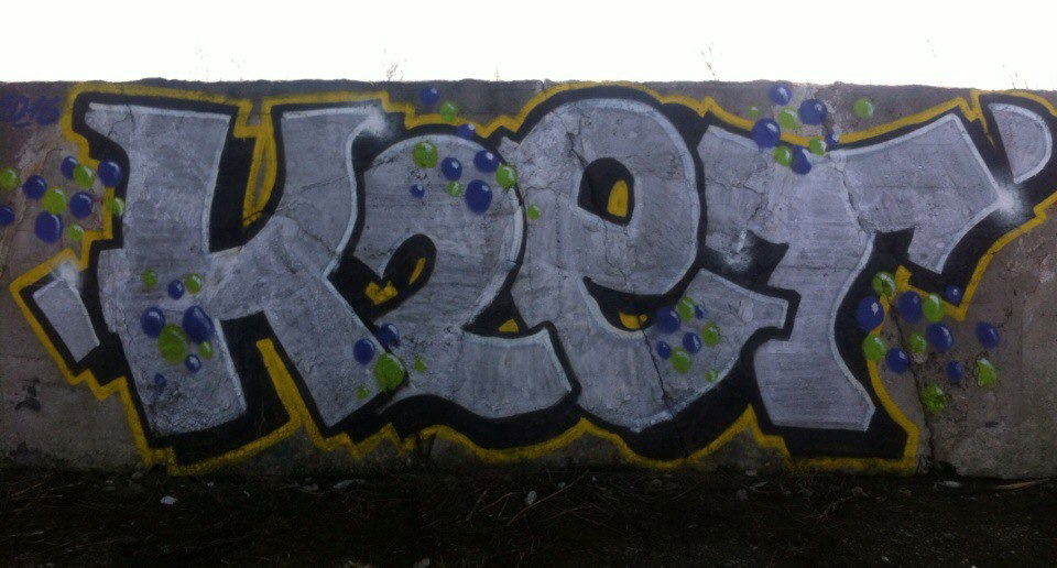 Graffiti Bombing in Колпино - Photo by kitoviy - k2et, kolpino (2016)