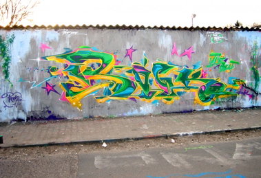Graffiti Wall - Photo by kleenapunka - punk, rock (2012)